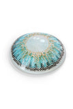 3 Tone Turquoise Coloured Contact Lenses